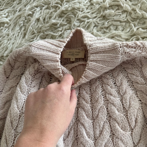 Sezane Drew Dress Naturel - Size M - Picture 3 of 4